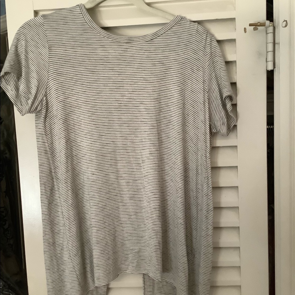 Open back tee